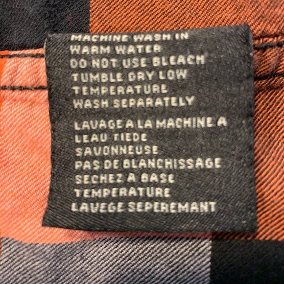 Men's Urban Behavior flannel shirt - Size M - Picture 7 of 7